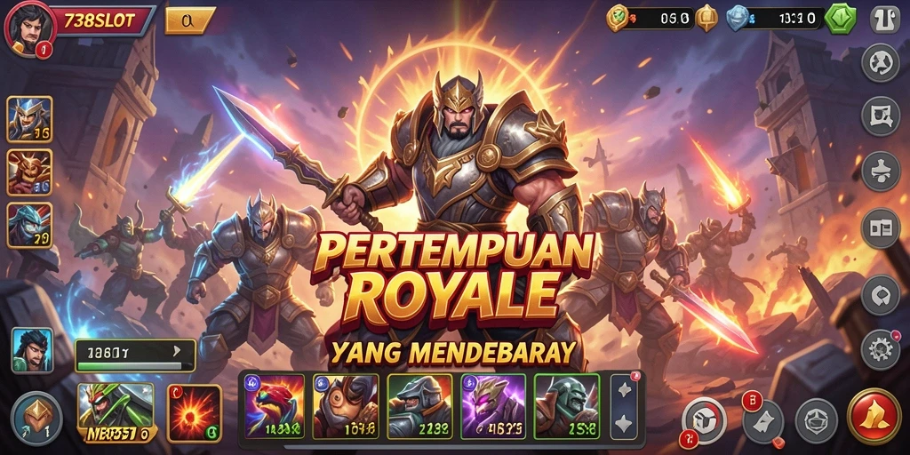 Tampilkan aksi bermain di arena pertempuran 738SLOT.