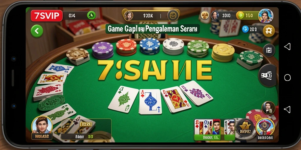 Tampilan screenshot <strong>7SVIP</strong> yang menunjukkan gameplay Gaple yang seru.