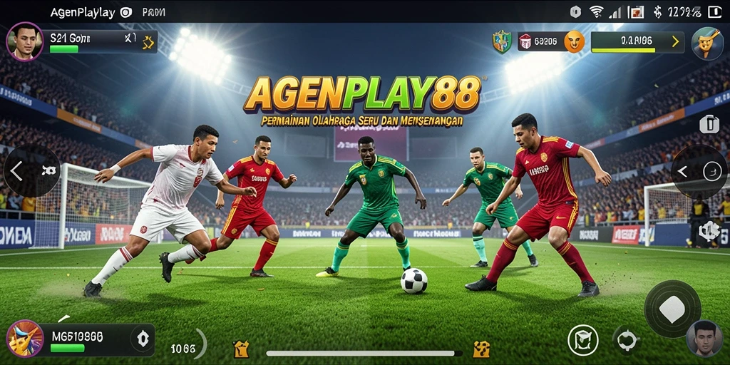 Screenshot AGENPLAY88 memperlihatkan aksi seru dalam permainan olahraga.