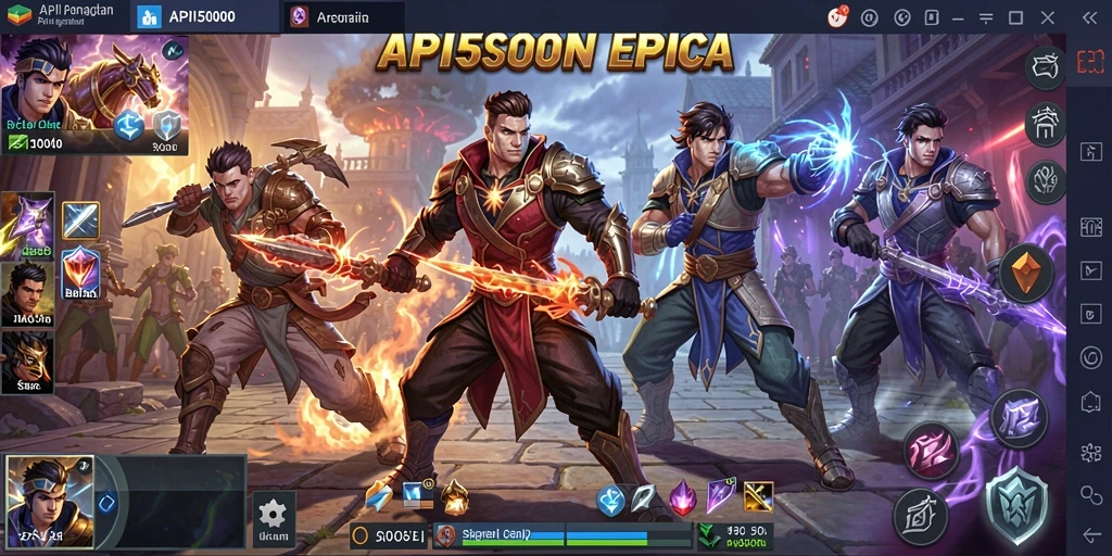 Screenshot dari gameplay seru API5000 yang penuh aksi.