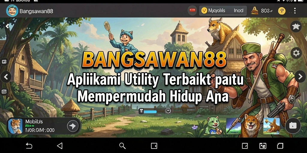 Tampilan antarmuka BANGSAWAN88 yang modern dan fungsional.