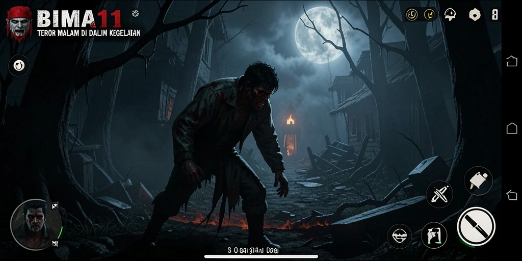 Gameplay menegangkan di dalam kegelapan menyeramkan BIMA11.