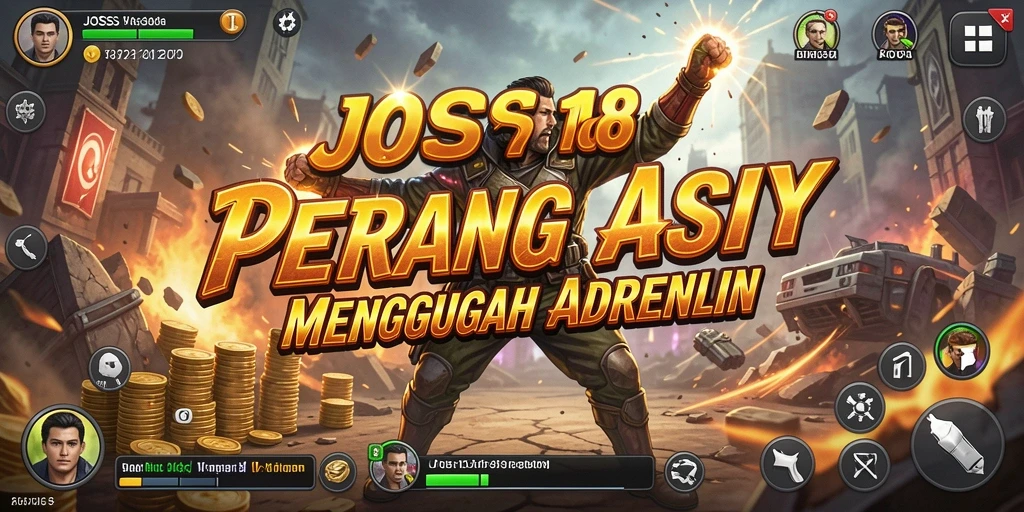 Screenshot gameplay intens JOSS188 dengan aksi mendebarkan.