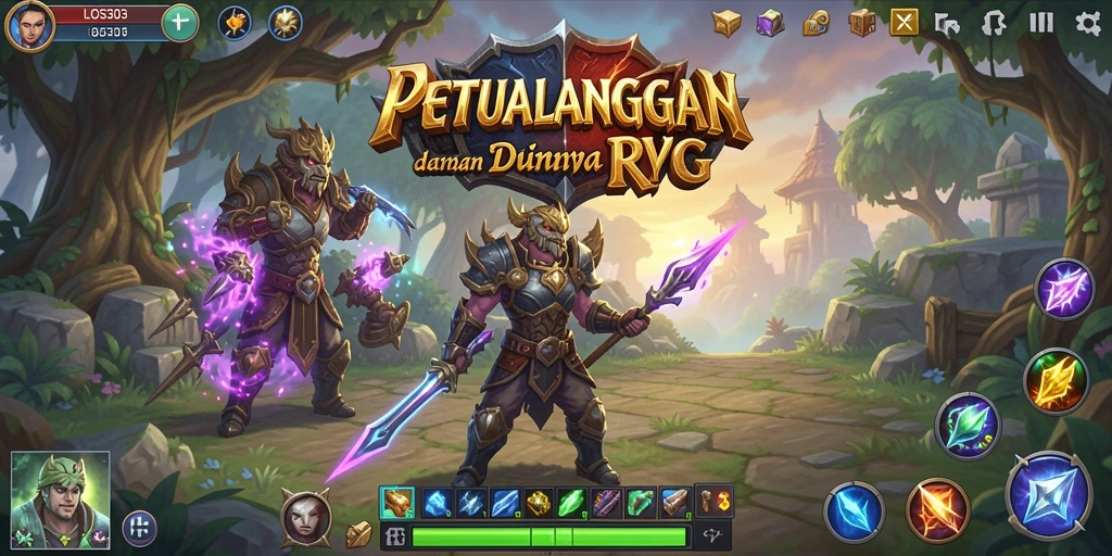 Tangkapan layar utama LOS303 menampilkan aksi pertempuran yang mendebarkan.
