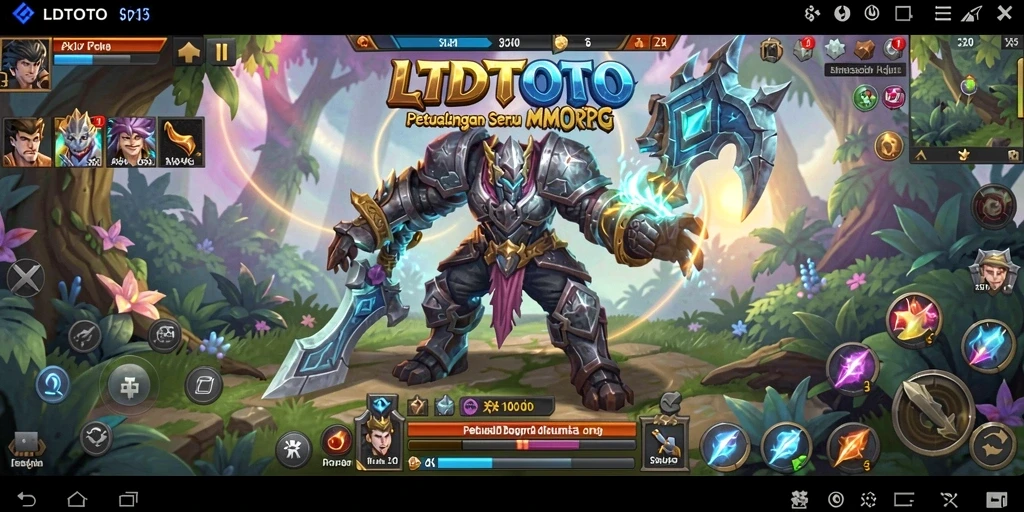 Tampilan gameplay seru LTDTOTO di dunia MMORPG.