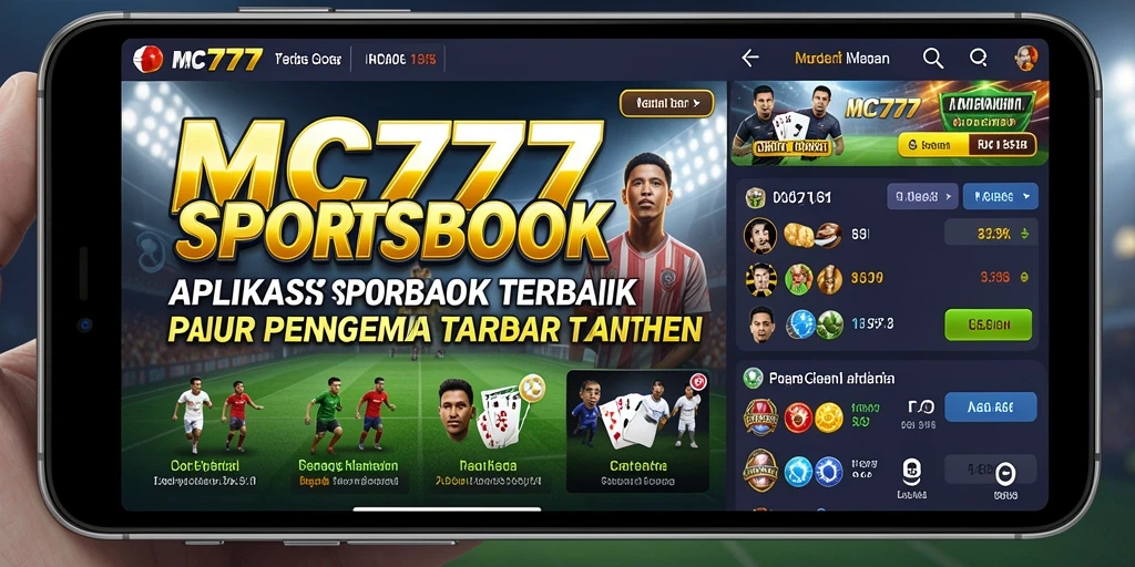 Tampilan screenshot MC777 menampilkan fitur sportsbook yang menarik.