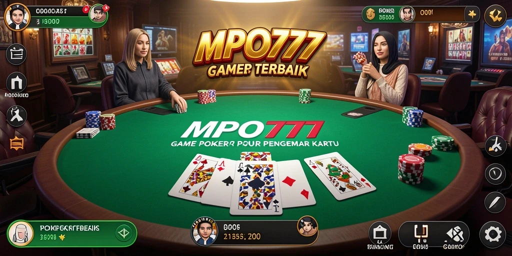 Screenshot MPO777 menampilkan aksi seru permainan Poker.