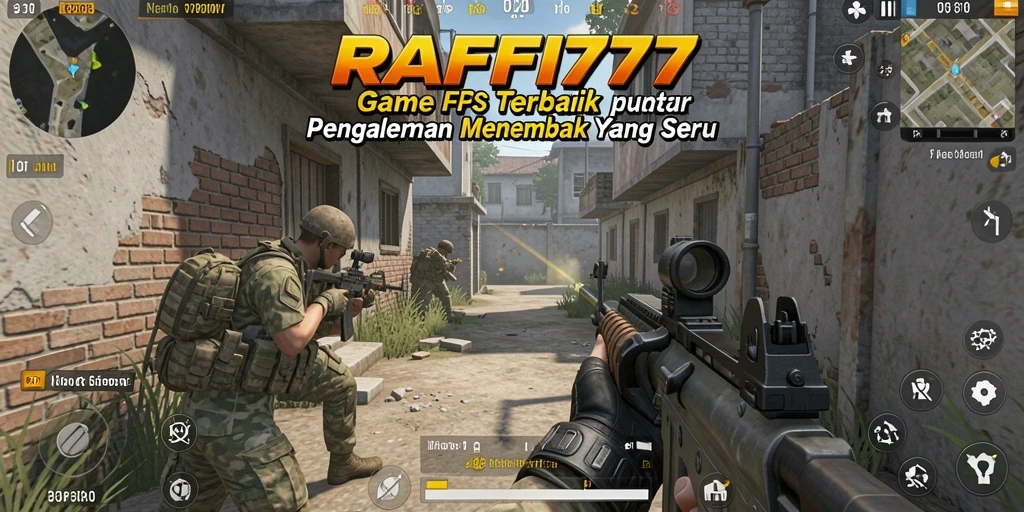 Tampilan gameplay menegangkan dari RAFFI777 yang penuh aksi.