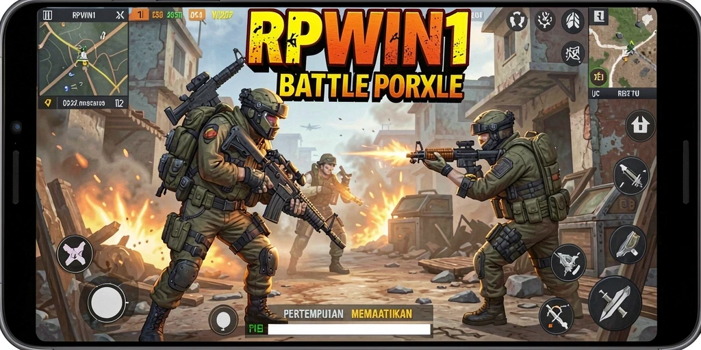 Tampilan dinamis dari pertempuran seru RPWIN1.