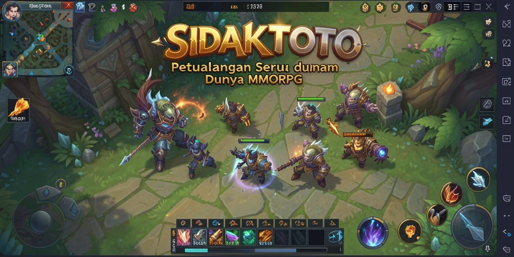 Screenshot gameplay SIDAKTOTO menampilkan aksi seru dalam petualangan MMORPG.