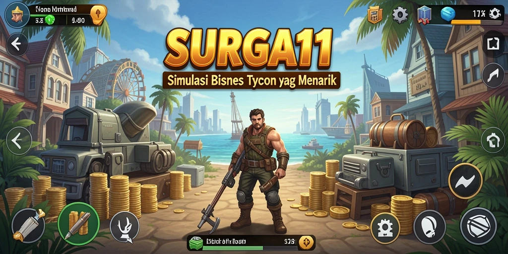 Tampilan gameplay <strong>SURGA11</strong> yang penuh warna dan menarik.